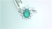 Ringe Bolzoni Dame Kate in Weißgold Smeraldo 0.96 Ct AN0927-S - AN0927-S